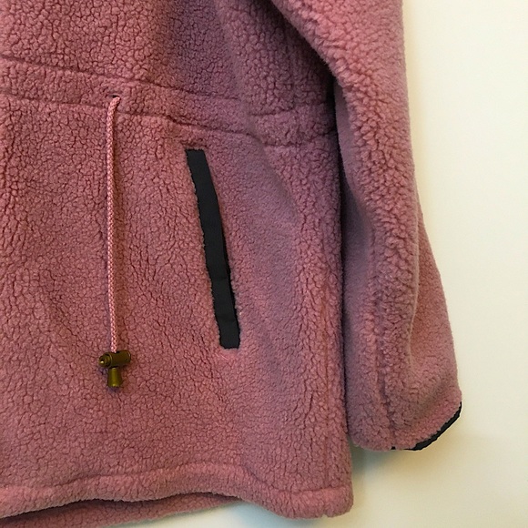 220 Hickory NWOT Mauve, Thick Fleece, Drawstring Jacket/Coat - Picture 5 of 10